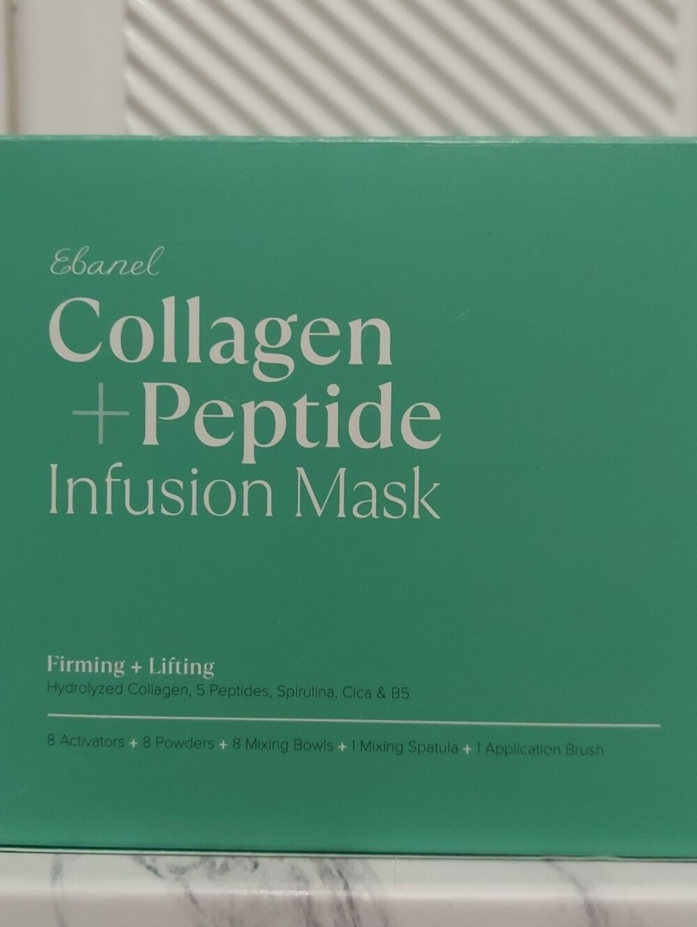 Ebanel Collagen + Peptide Infusion Masks Firming & Lifting Spirulina, Cica, B5..